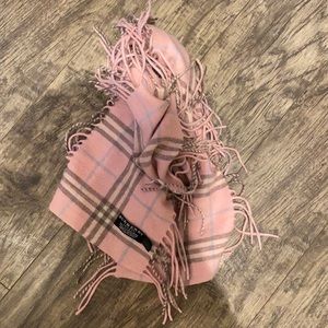 Burberry scarf.
